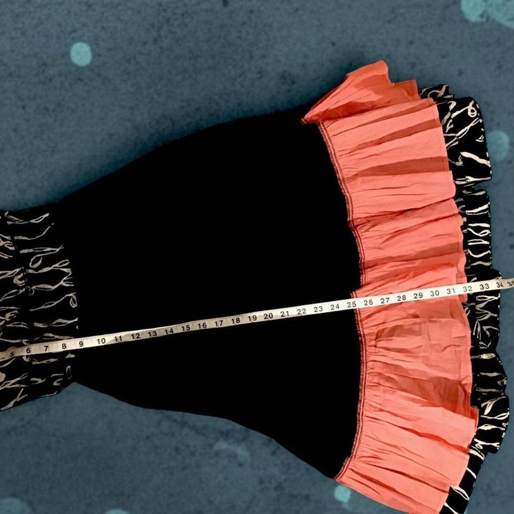 Girls From Savoy Anthropologie Black and white midi dress with a whimsical touch - Picture 5 of 7